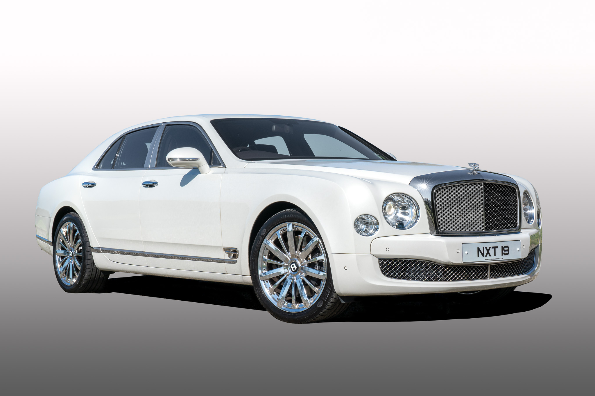 Bentley Mulsanne White Wedding Car for hire